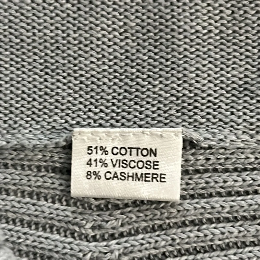 Laurie b. Open front knit cardigan sweater in gray